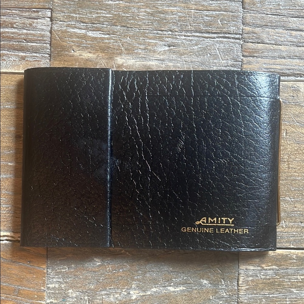 Vintage Amity Leather Card Holder🖤